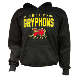Guelph Gryphons Twill Hood - Black