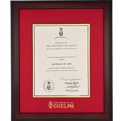 Gryphon Crest Linear Degree Frame