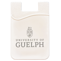Stick-On Phone Wallet - White