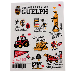Cityscape Sticker Sheet
