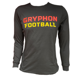 Football Wordmark LS Tee - Black