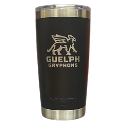 Guelph Gryphons 20 oz Yeti Tumbler - Black