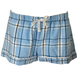 Circlecrest Flannel Sleep Short - Blue