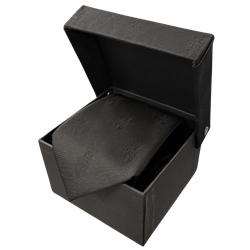 Tonal Horsecrest Tie - Black