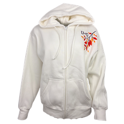UofG Fall Oversize Full Zip - White