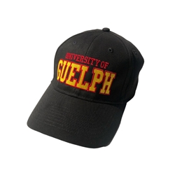 University of Guelph Bookstore - Black Guelph Cotton Twill Hat