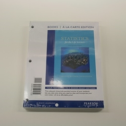 STATISTICS FOR THE LIFE SCIENCES LOOSELEAF