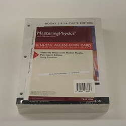 UNIVERSITY PHYSICS VOLS. 1-3 LOOSELEAF WITH MASTERINGPHYSICS/EBOOK